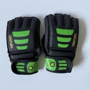 Century‎ Brave Youth Open Palm Gloves S/M Green & Black